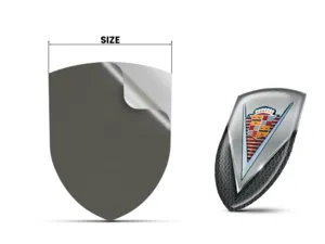 Cadillac Silikon Sticker Logo Limited Domes Racing